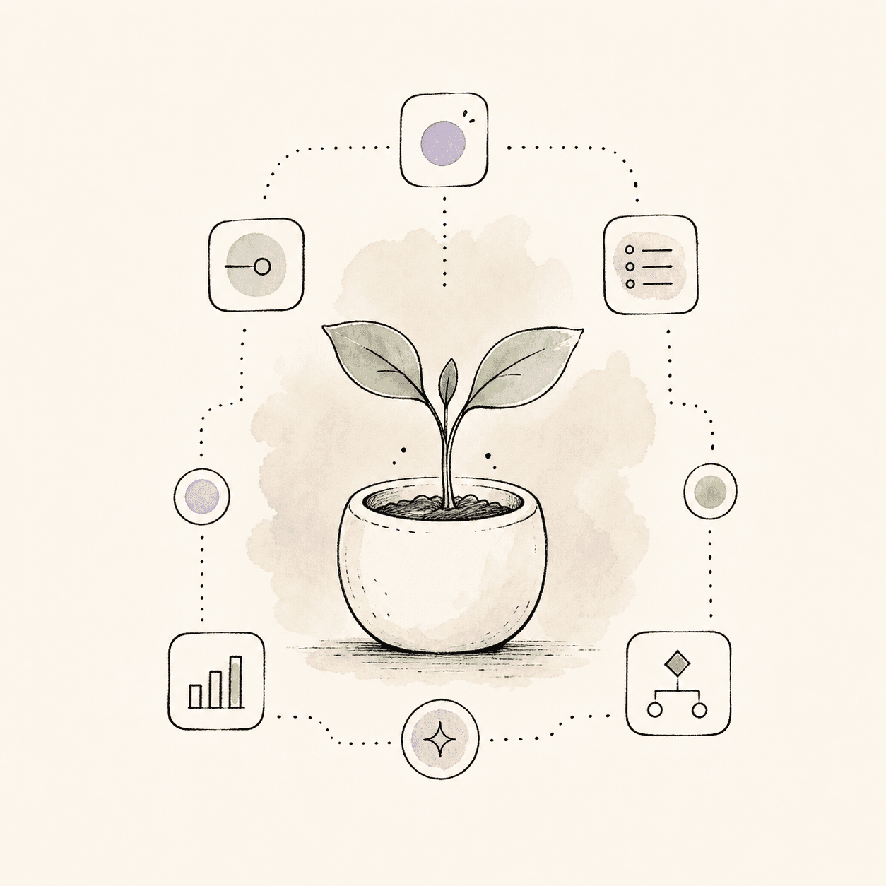 Ilustração do Assistente Generalista da Zoey